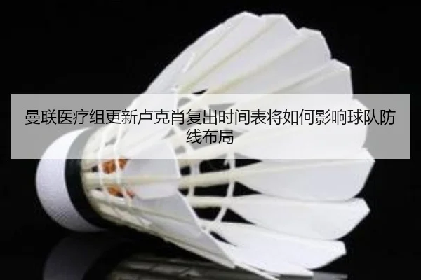 曼联医疗组更新卢克肖复出时间表将如何影响球队防线布局